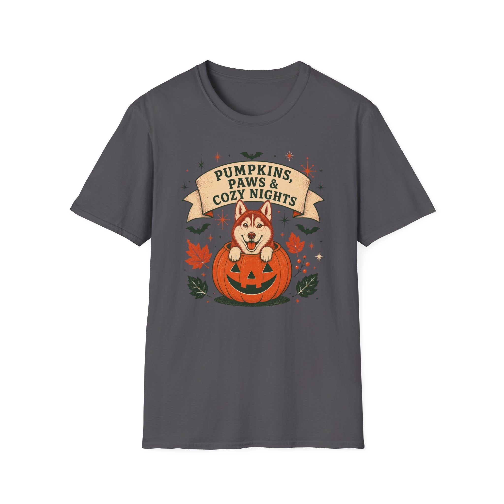 Pumpkins, Paws & Cozy Nights T-shirt