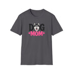 Dog Mom Black Siberian Husky T-shirt