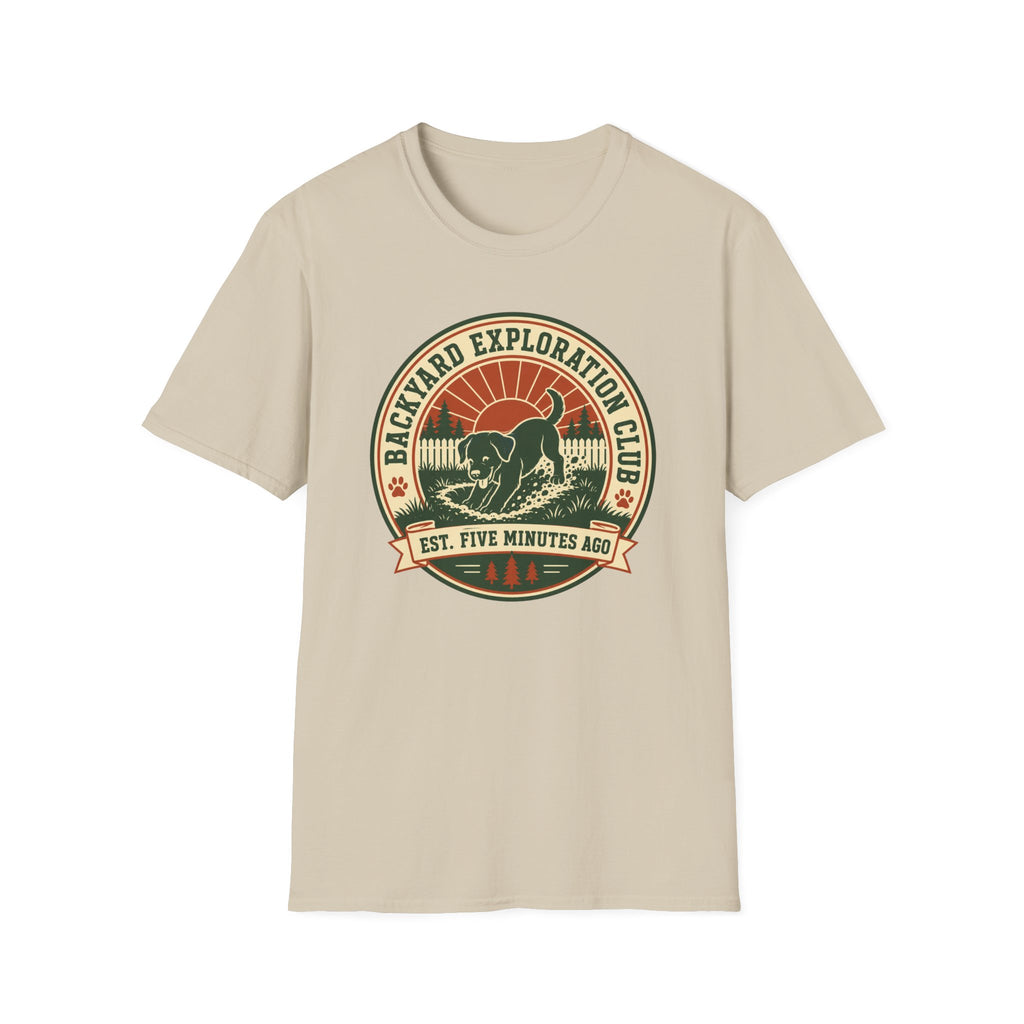"Backyard Exploration Club" T-shirt