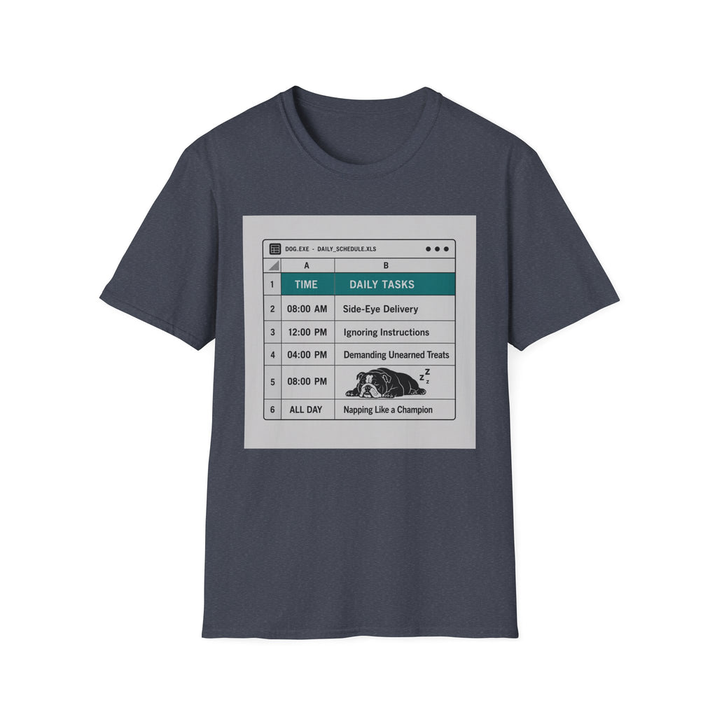 Time & Daily Tasks Stamp T-shirt