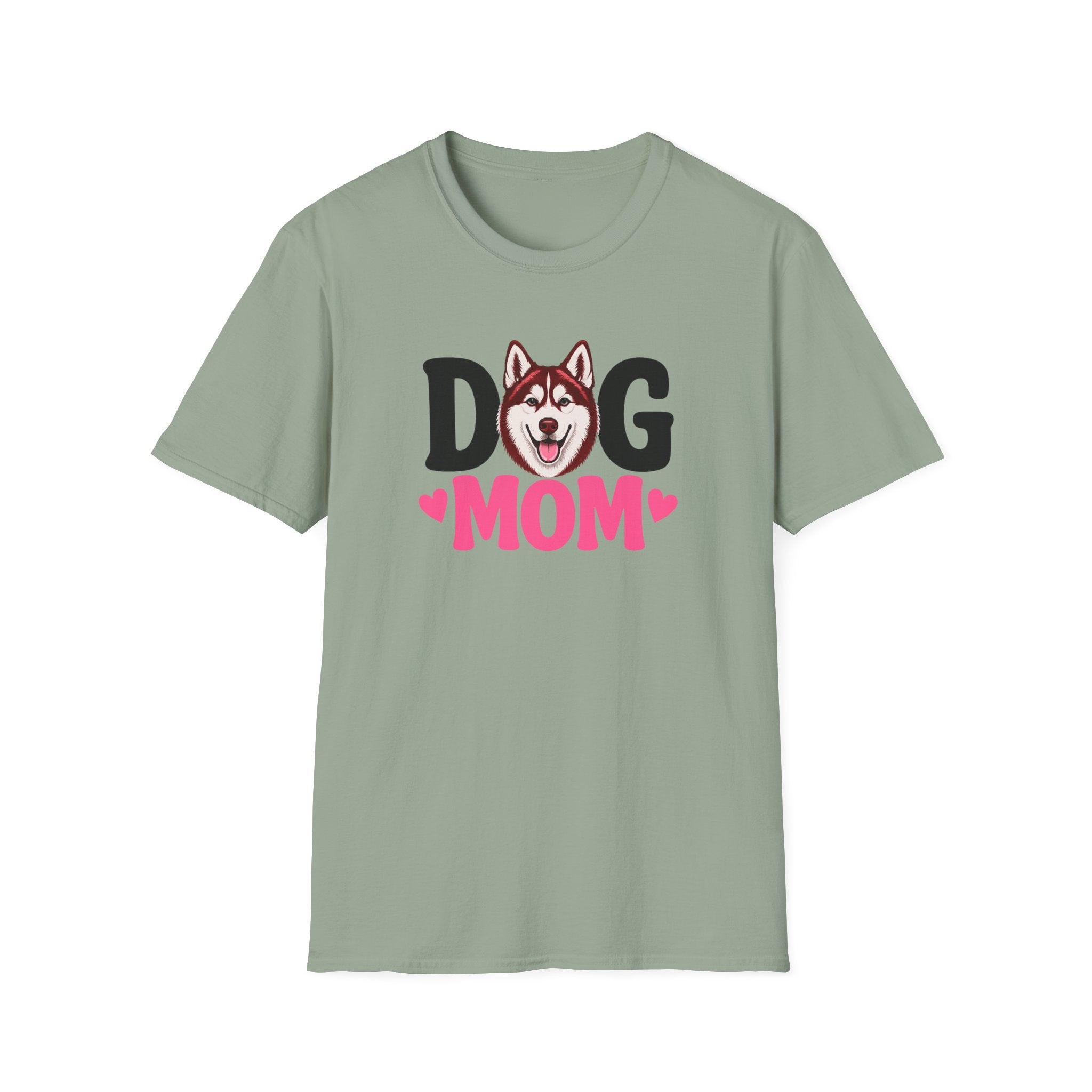 Dog Mom Red Siberian Husky T-shirt