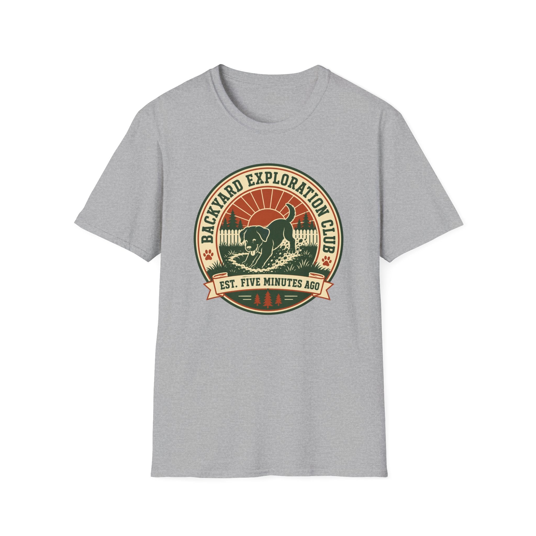 "Backyard Exploration Club" T-shirt