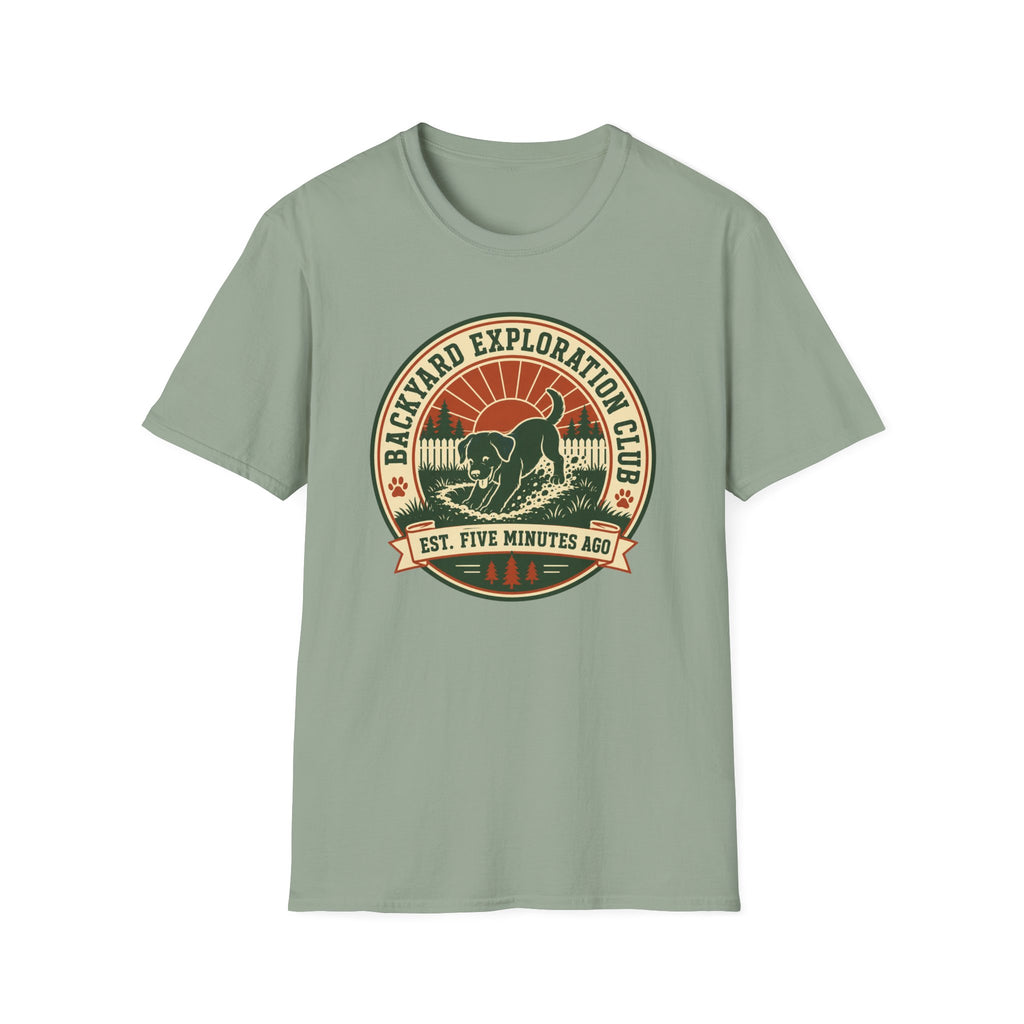 "Backyard Exploration Club" T-shirt