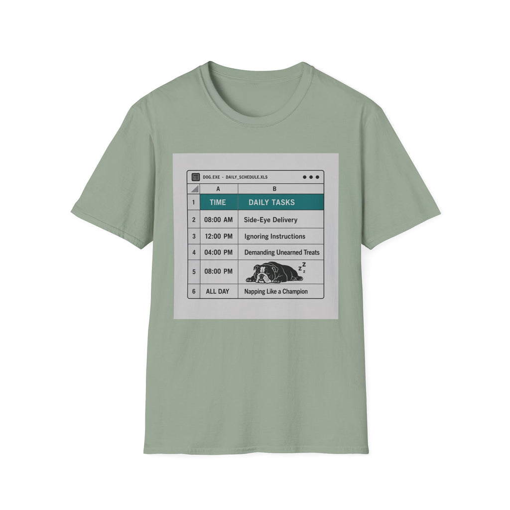 Time & Daily Tasks Stamp T-shirt