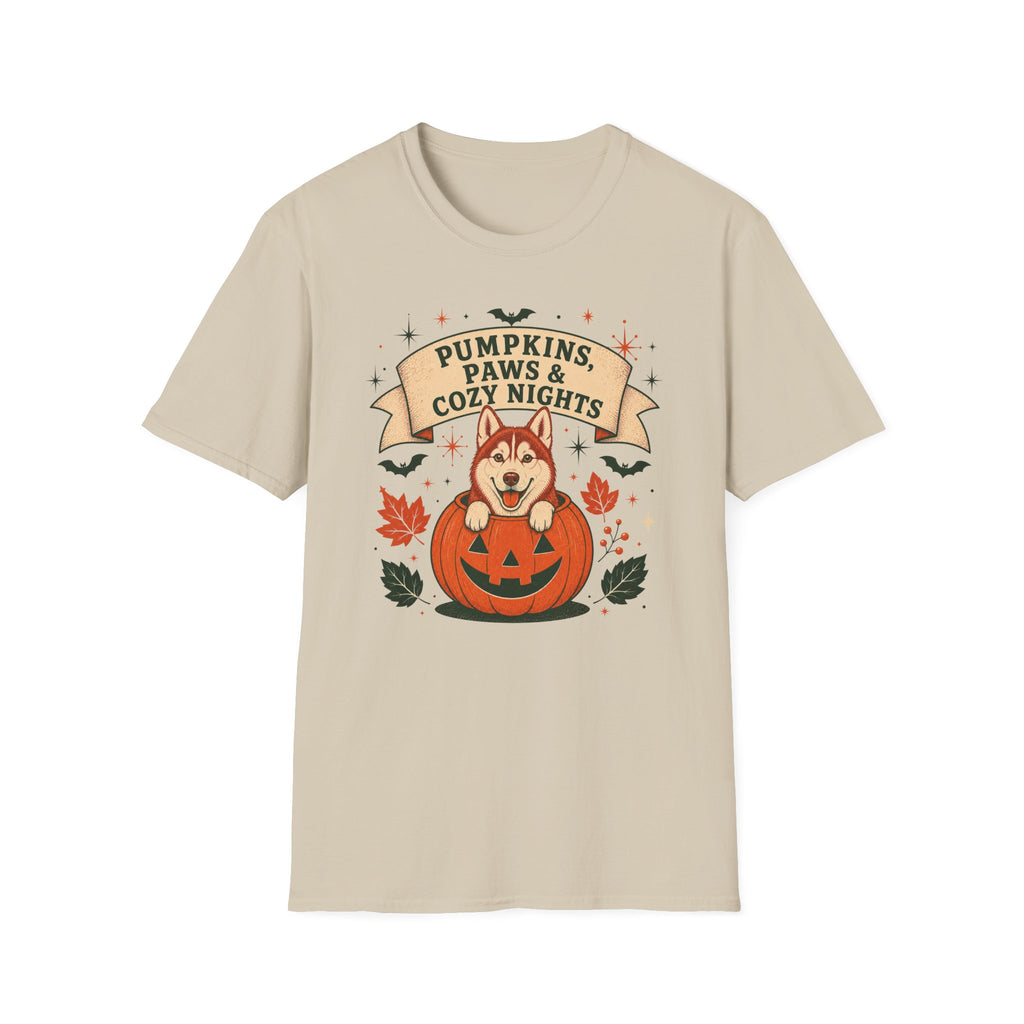Pumpkins, Paws & Cozy Nights T-shirt