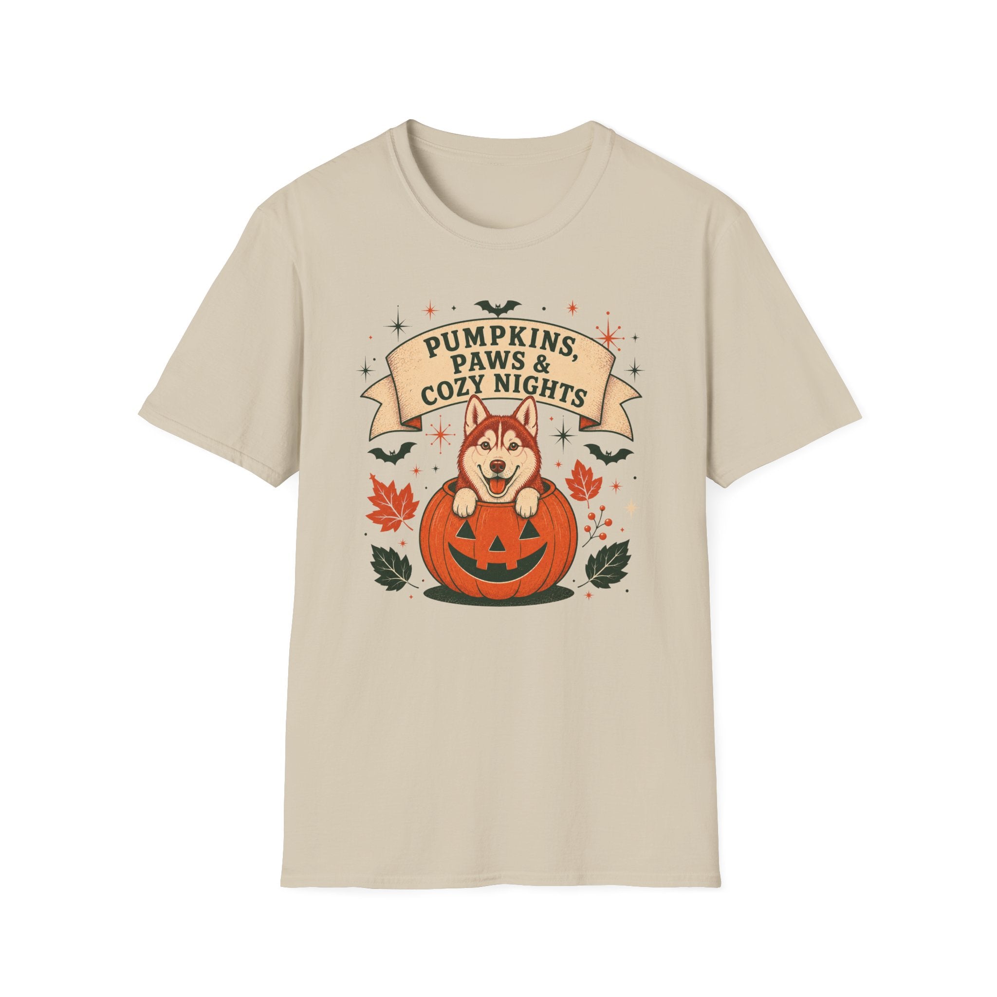 Pumpkins, Paws & Cozy Nights T-shirt