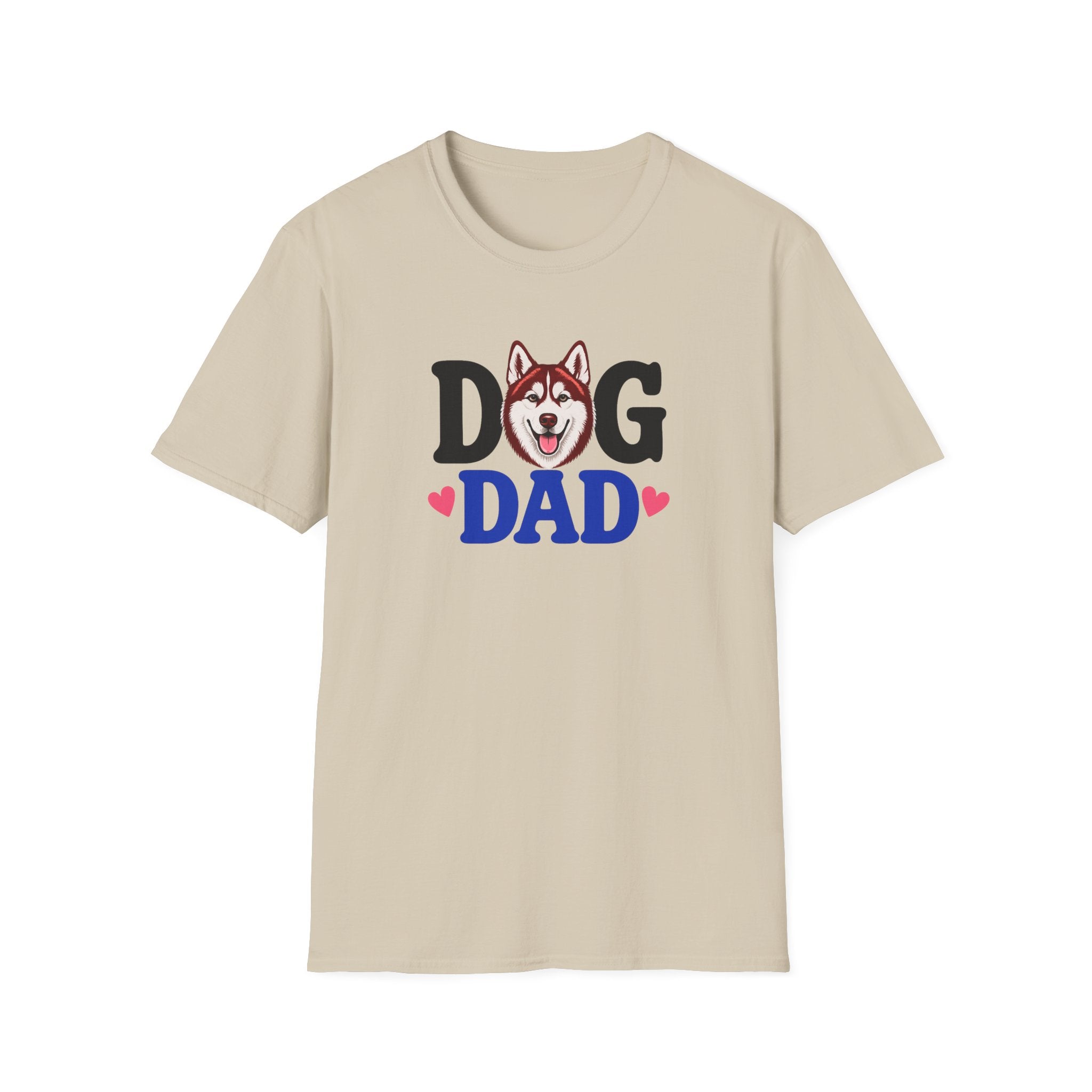 Dog Dad Red Siberian Husky T-shirt