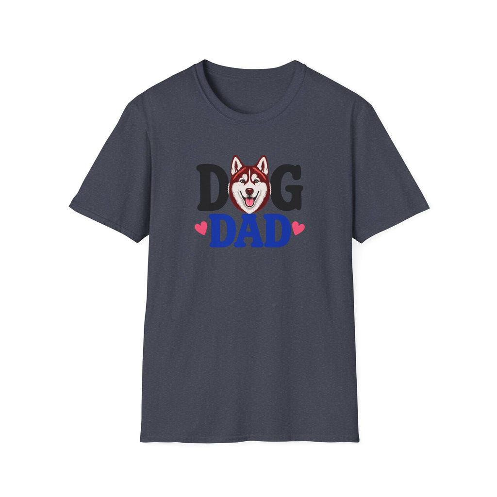 Dog Dad Red Siberian Husky T-shirt