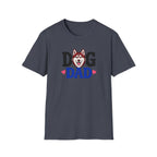 Dog Dad Red Siberian Husky T-shirt
