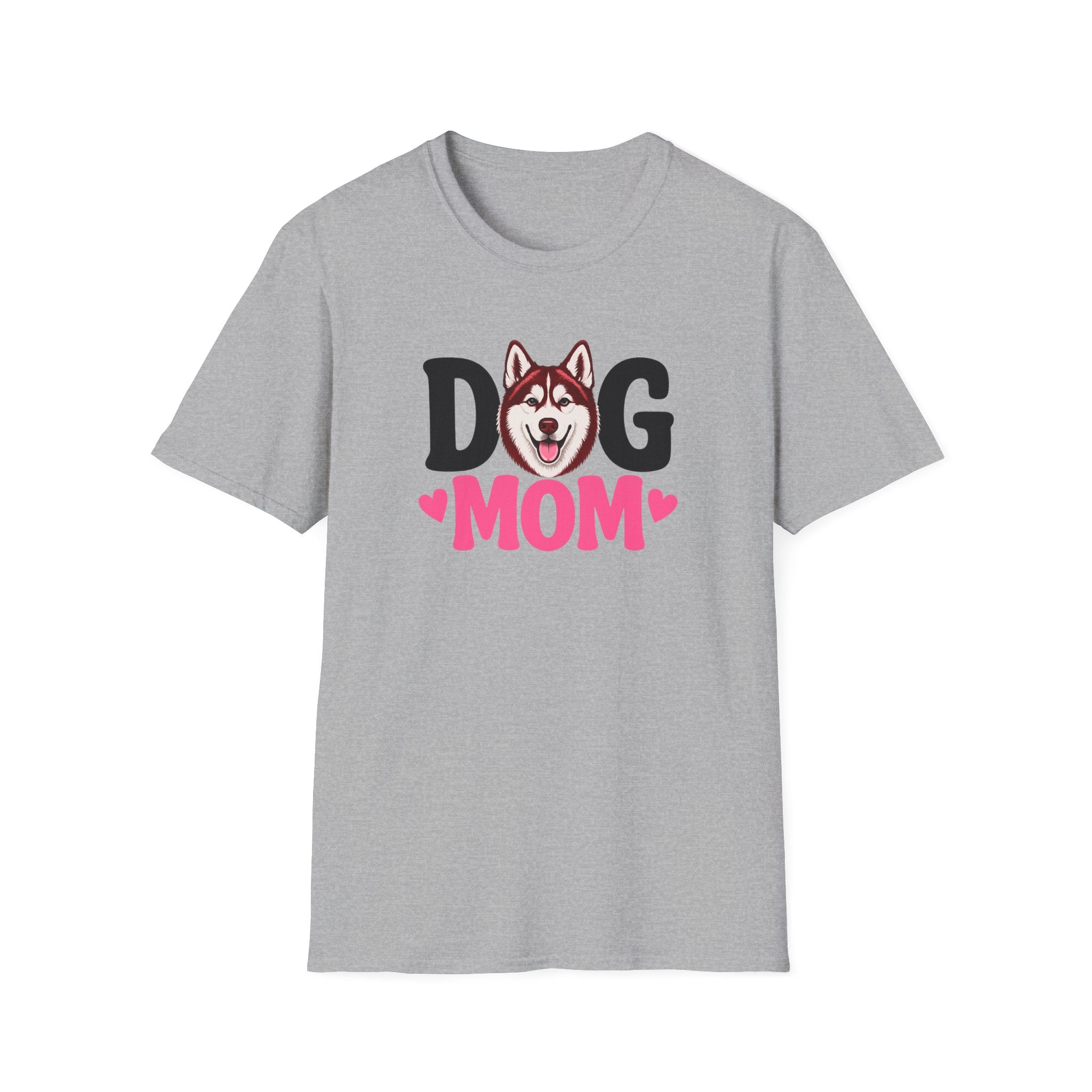 Dog Mom Red Siberian Husky T-shirt