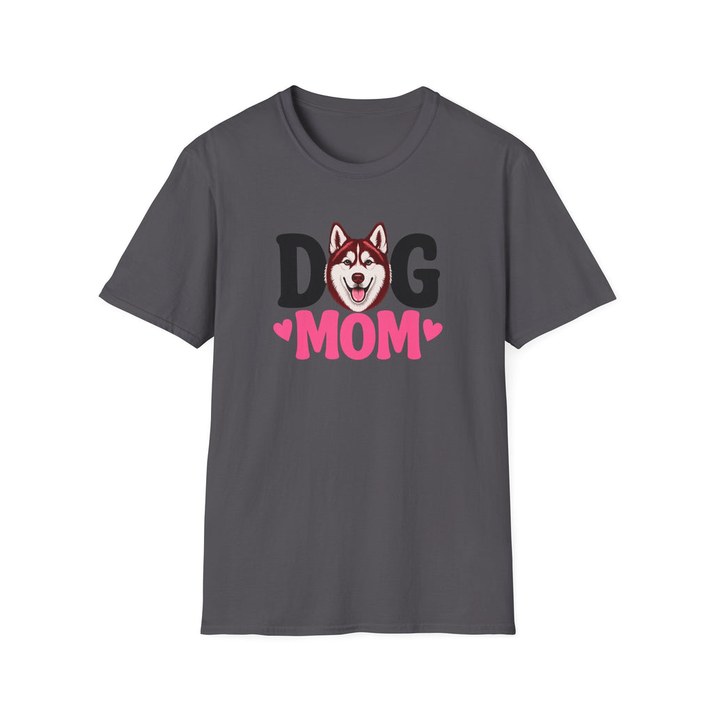 Dog Mom Red Siberian Husky T-shirt