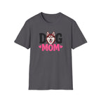 Dog Mom Red Siberian Husky T-shirt