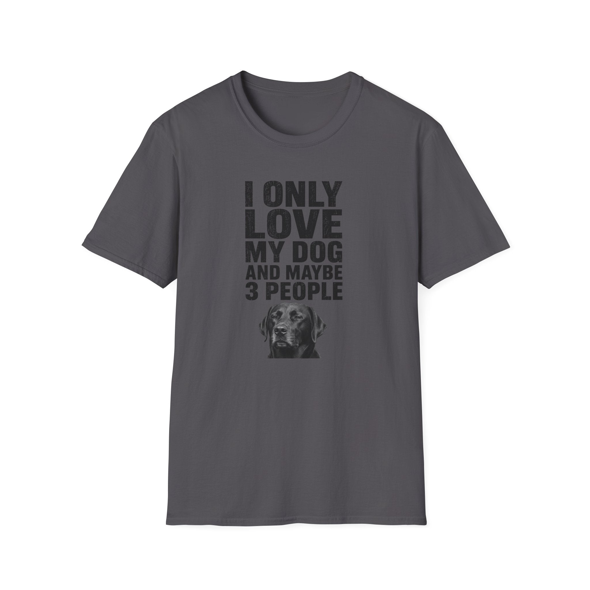 "I Only Love My Dog And Maybe 3 People" T-shirt