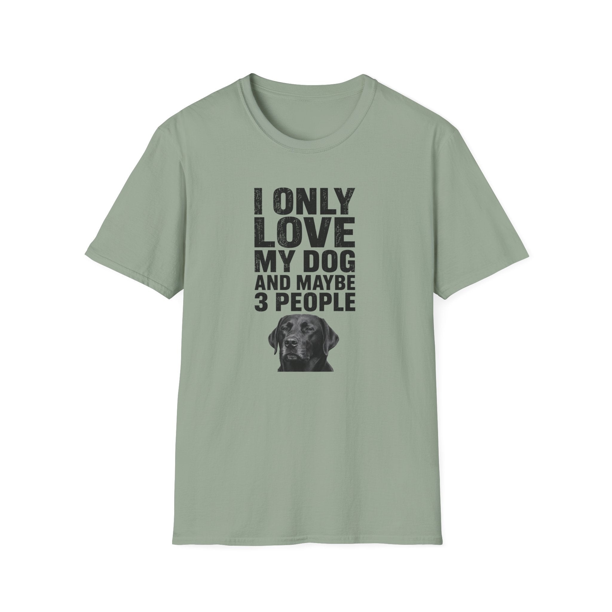 "I Only Love My Dog And Maybe 3 People" T-shirt