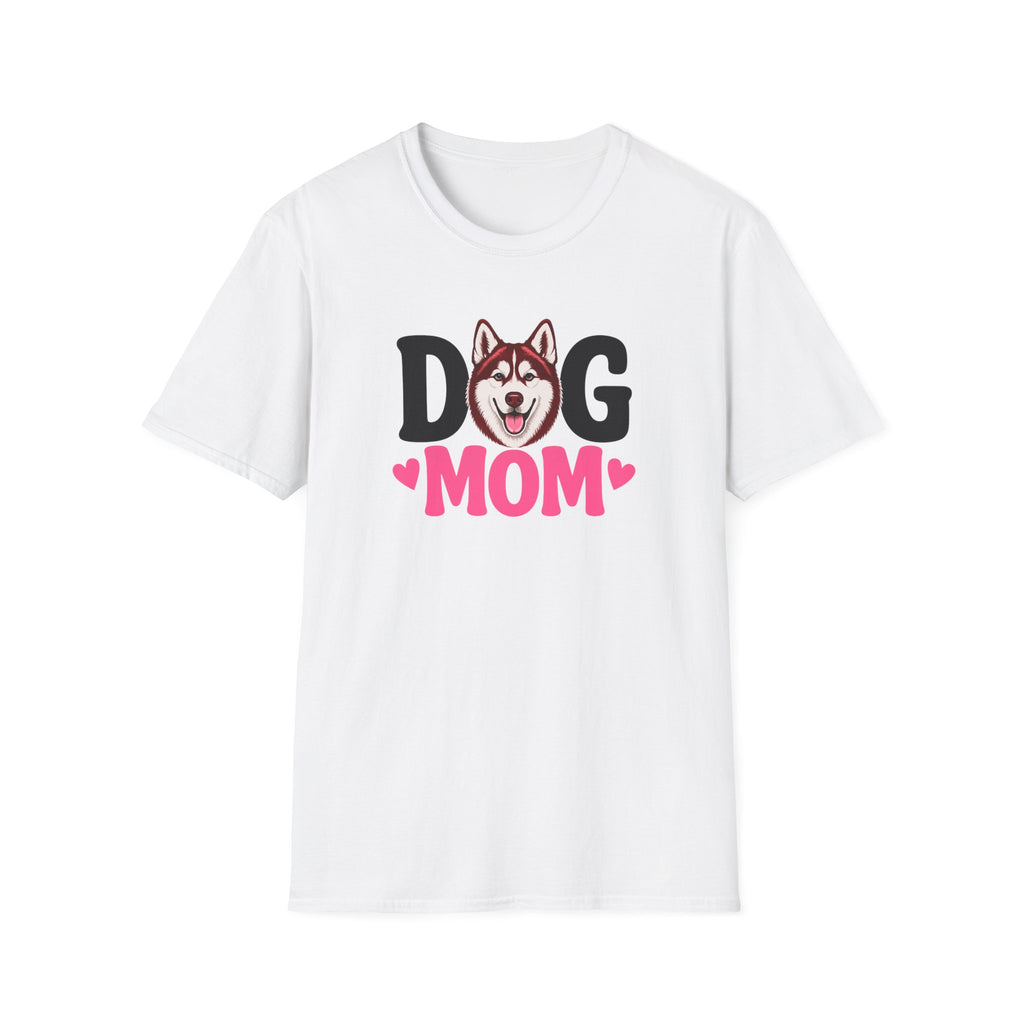 Dog Mom Red Siberian Husky T-shirt