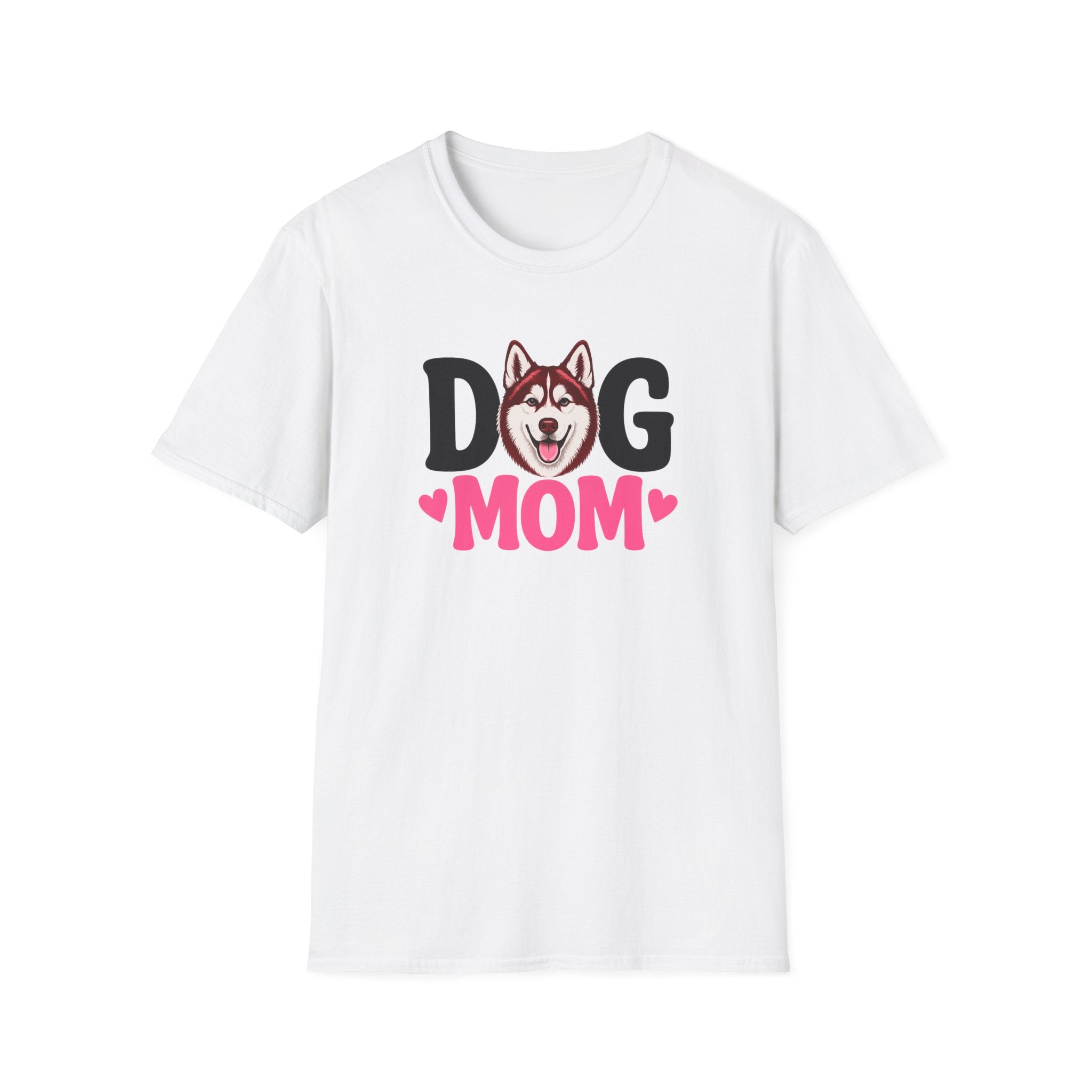 Dog Mom Red Siberian Husky T-shirt