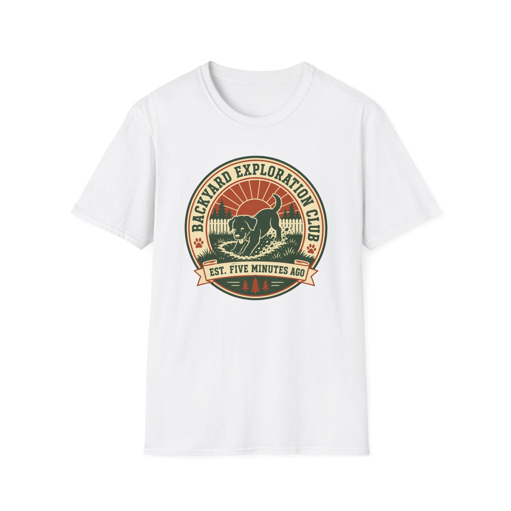 "Backyard Exploration Club" T-shirt