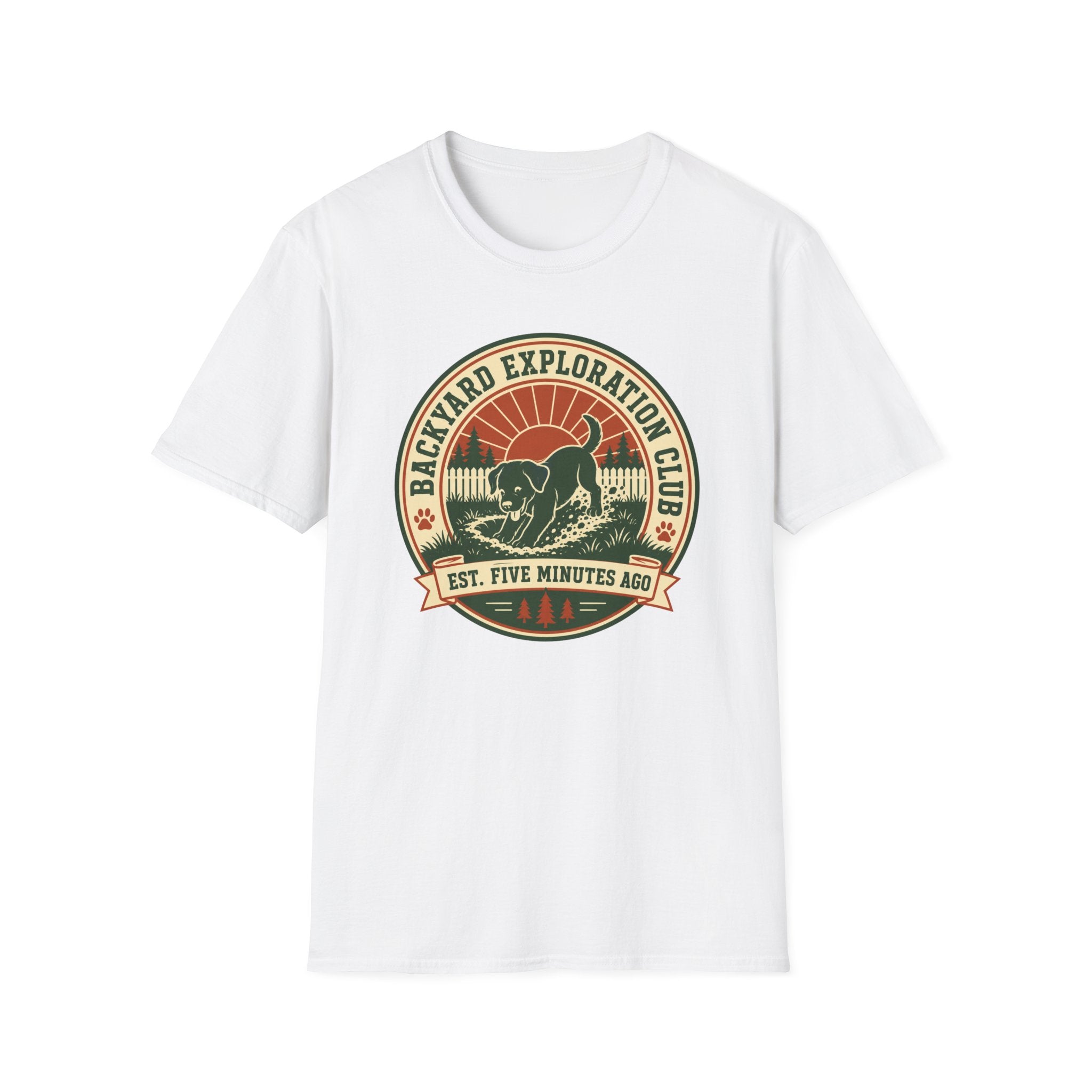 "Backyard Exploration Club" T-shirt