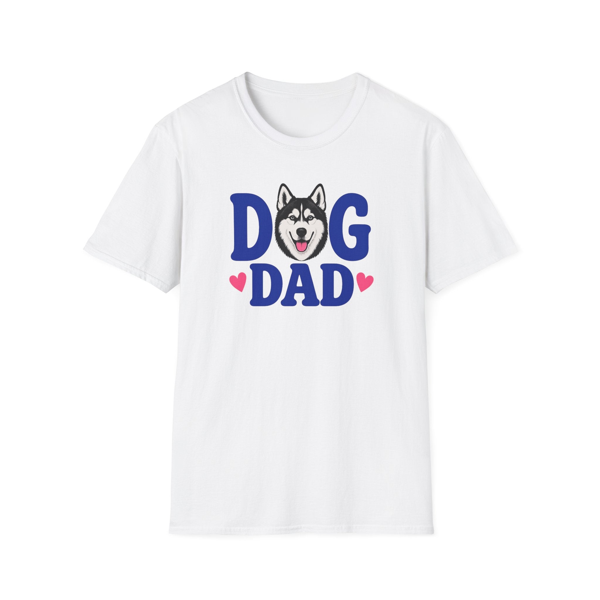 Dog Dad Black Siberian Husky T-shirt