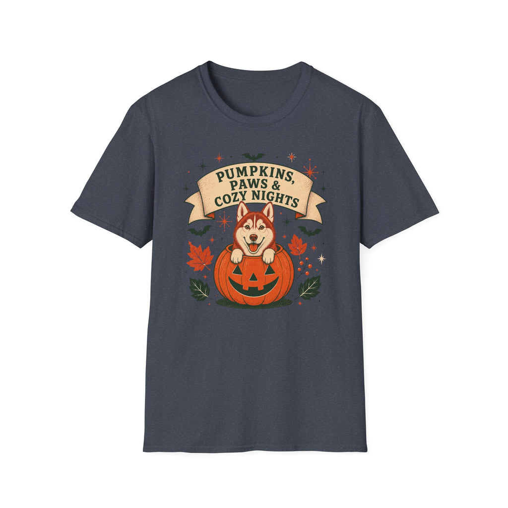 Pumpkins, Paws & Cozy Nights T-shirt