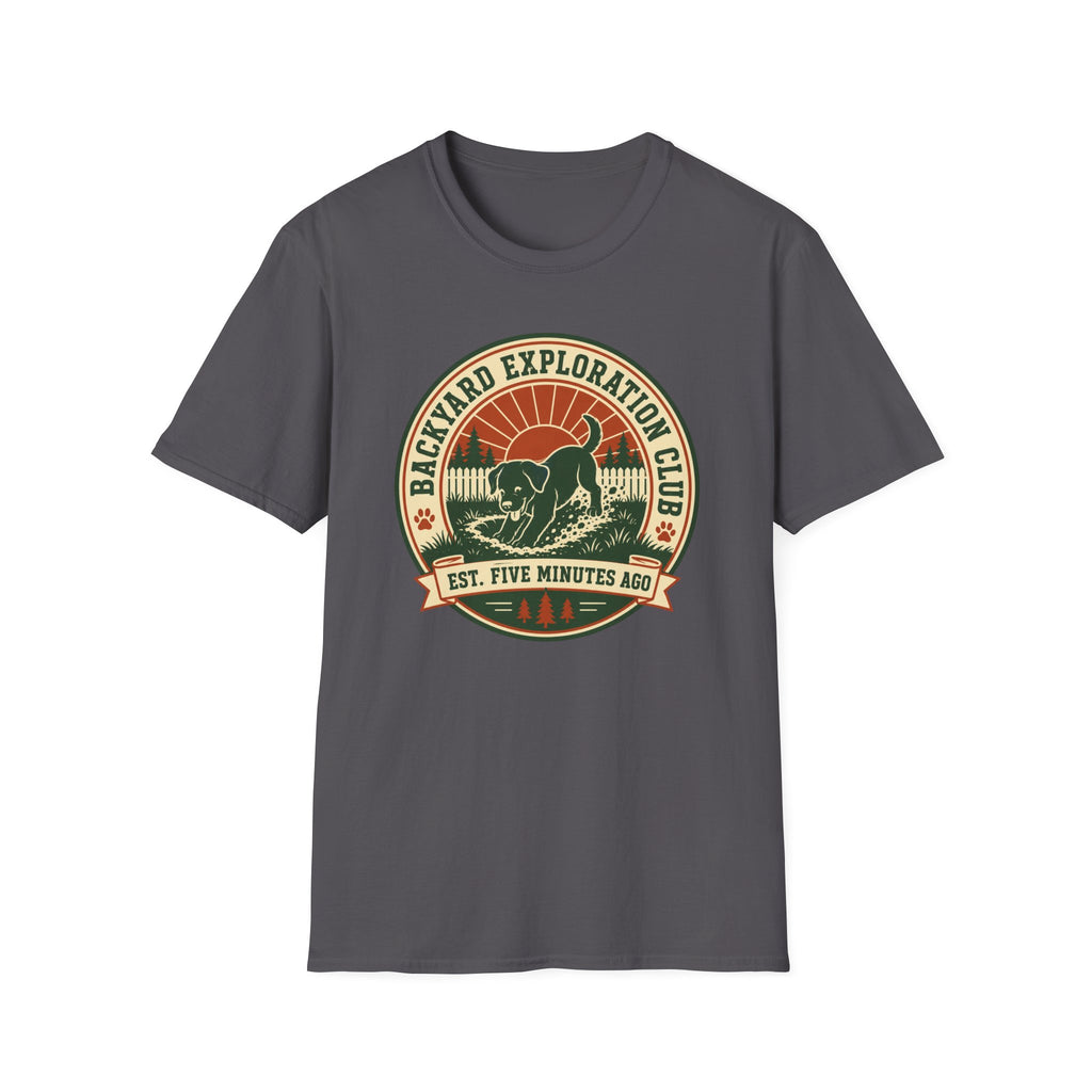 "Backyard Exploration Club" T-shirt