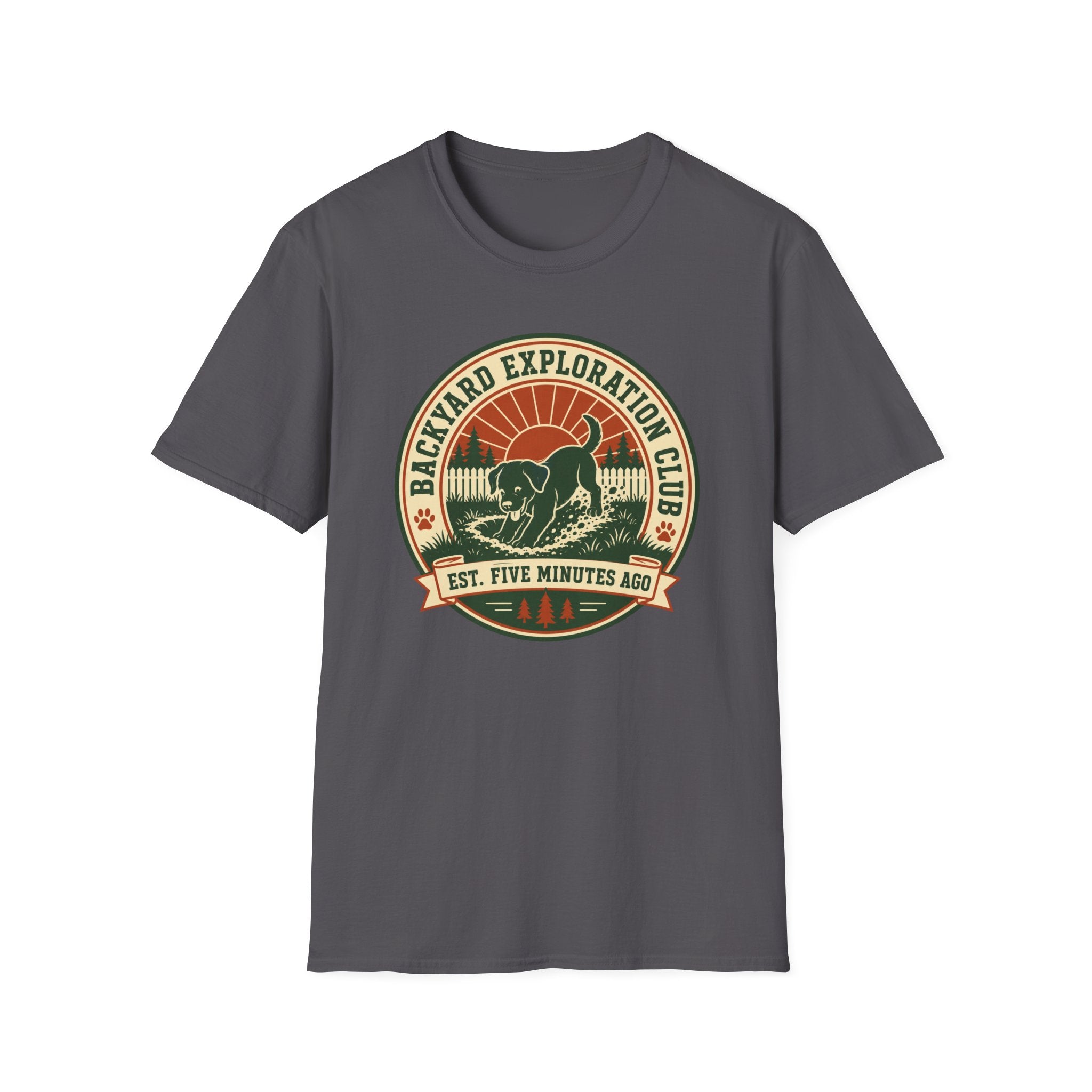"Backyard Exploration Club" T-shirt
