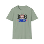 Dog Dad Red Siberian Husky T-shirt