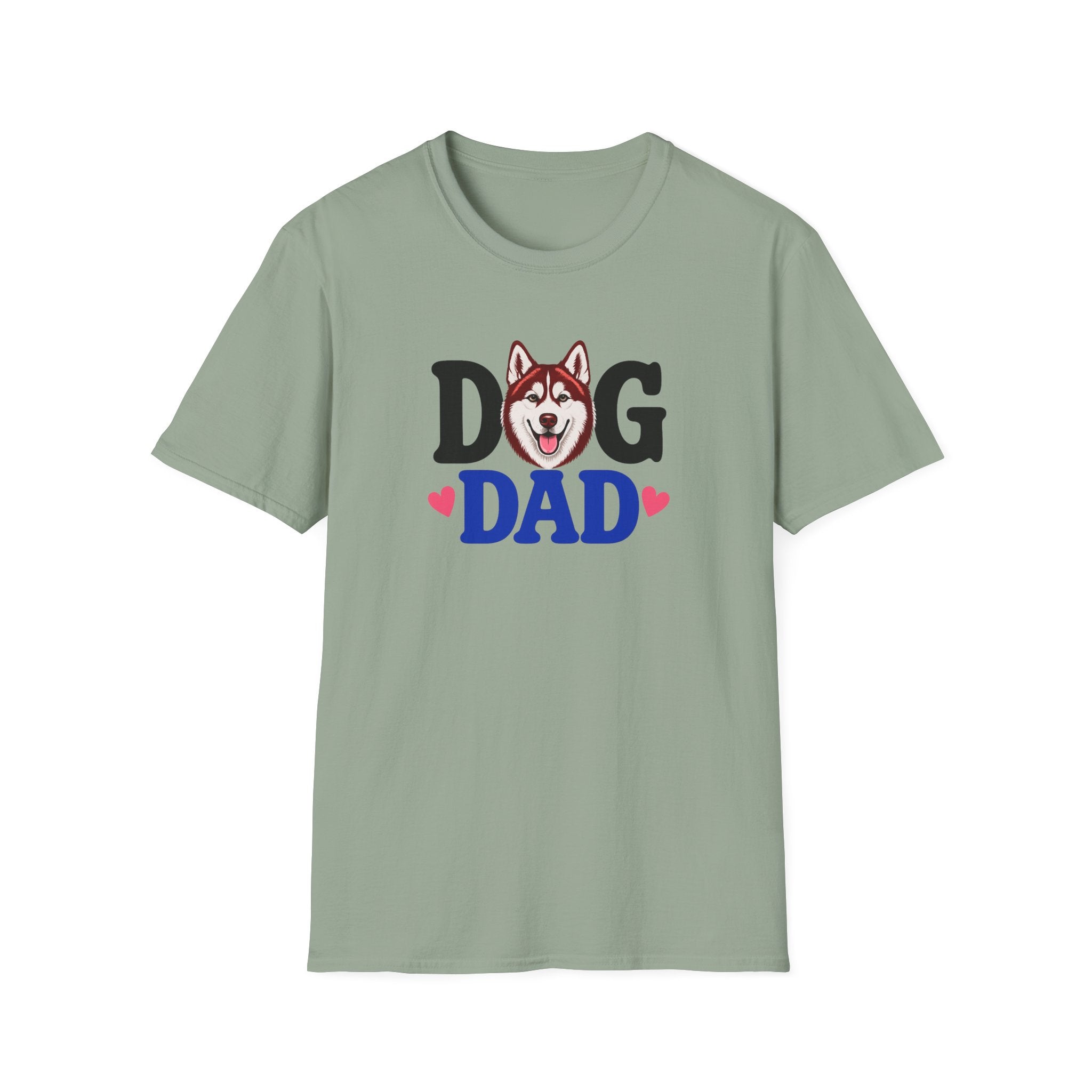 Dog Dad Red Siberian Husky T-shirt