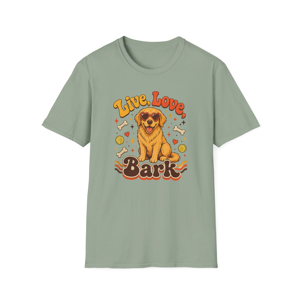 Live, Love, Bark T-shirt