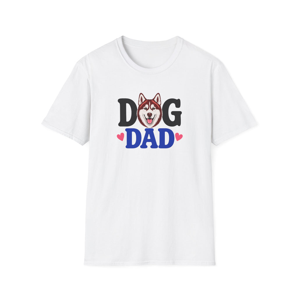Dog Dad Red Siberian Husky T-shirt