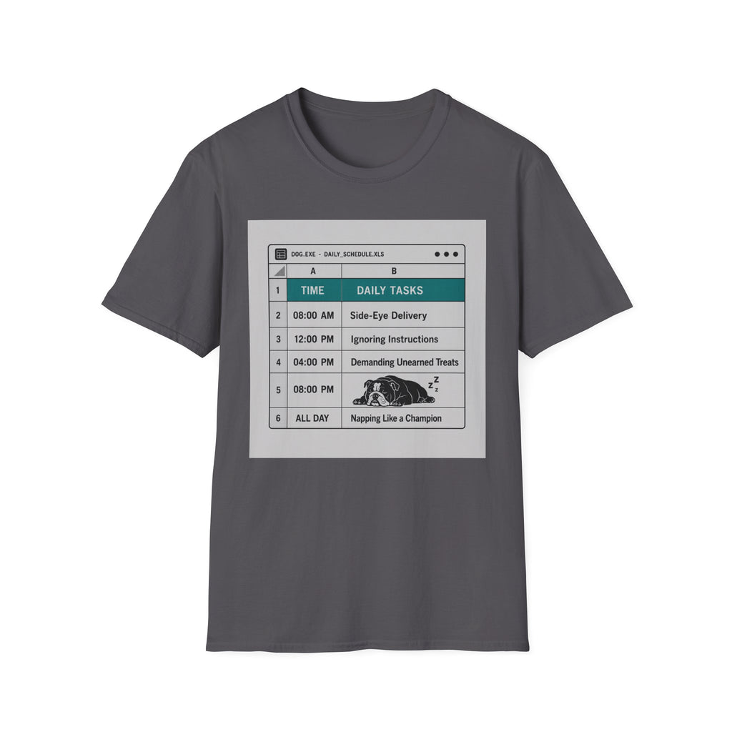 Time & Daily Tasks Stamp T-shirt