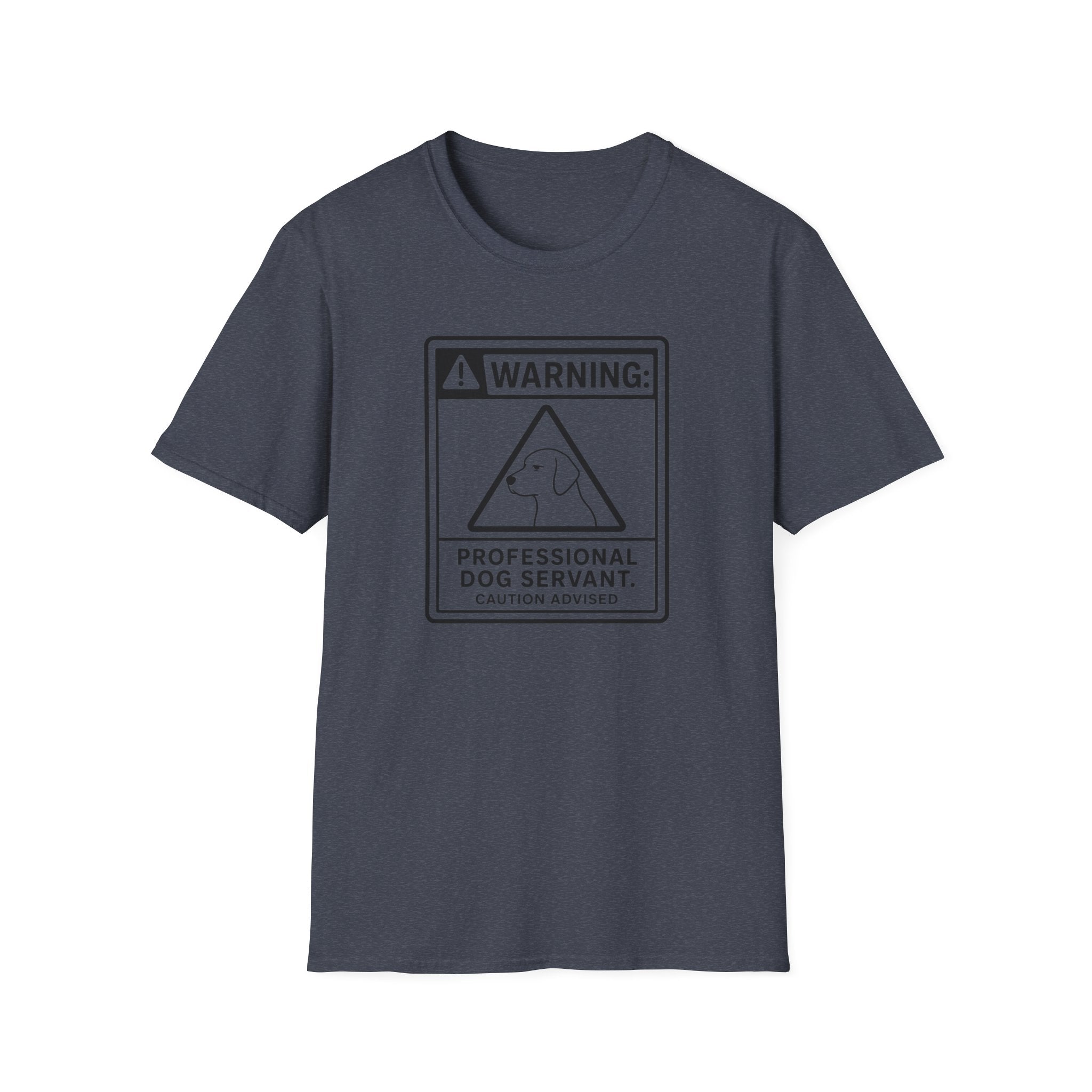 Warning Professional Dog Servant T-shirt