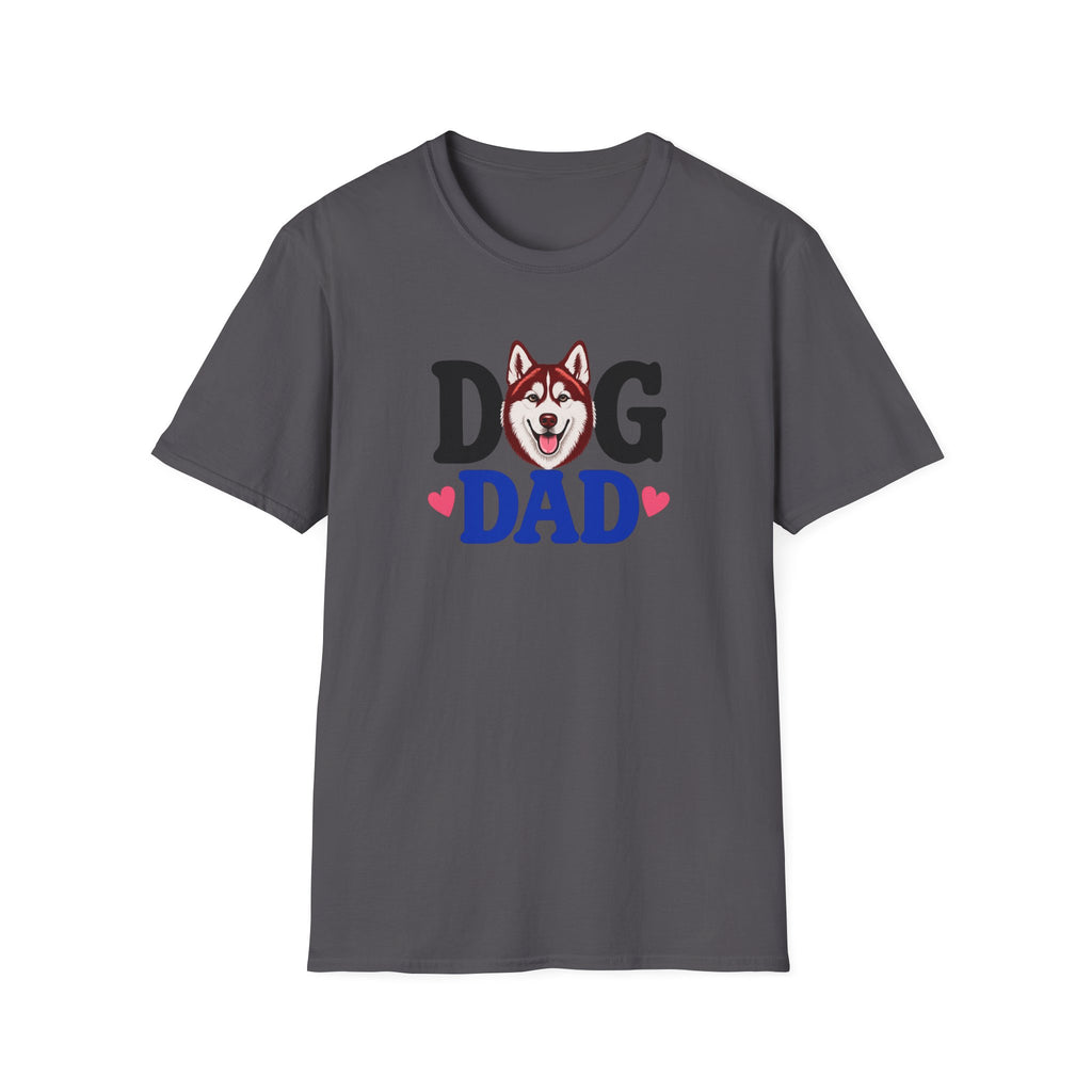 Dog Dad Red Siberian Husky T-shirt