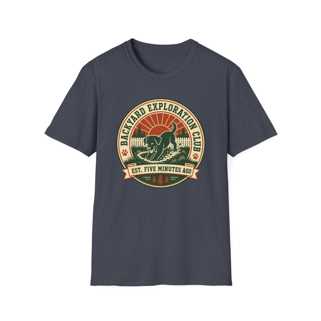 "Backyard Exploration Club" T-shirt