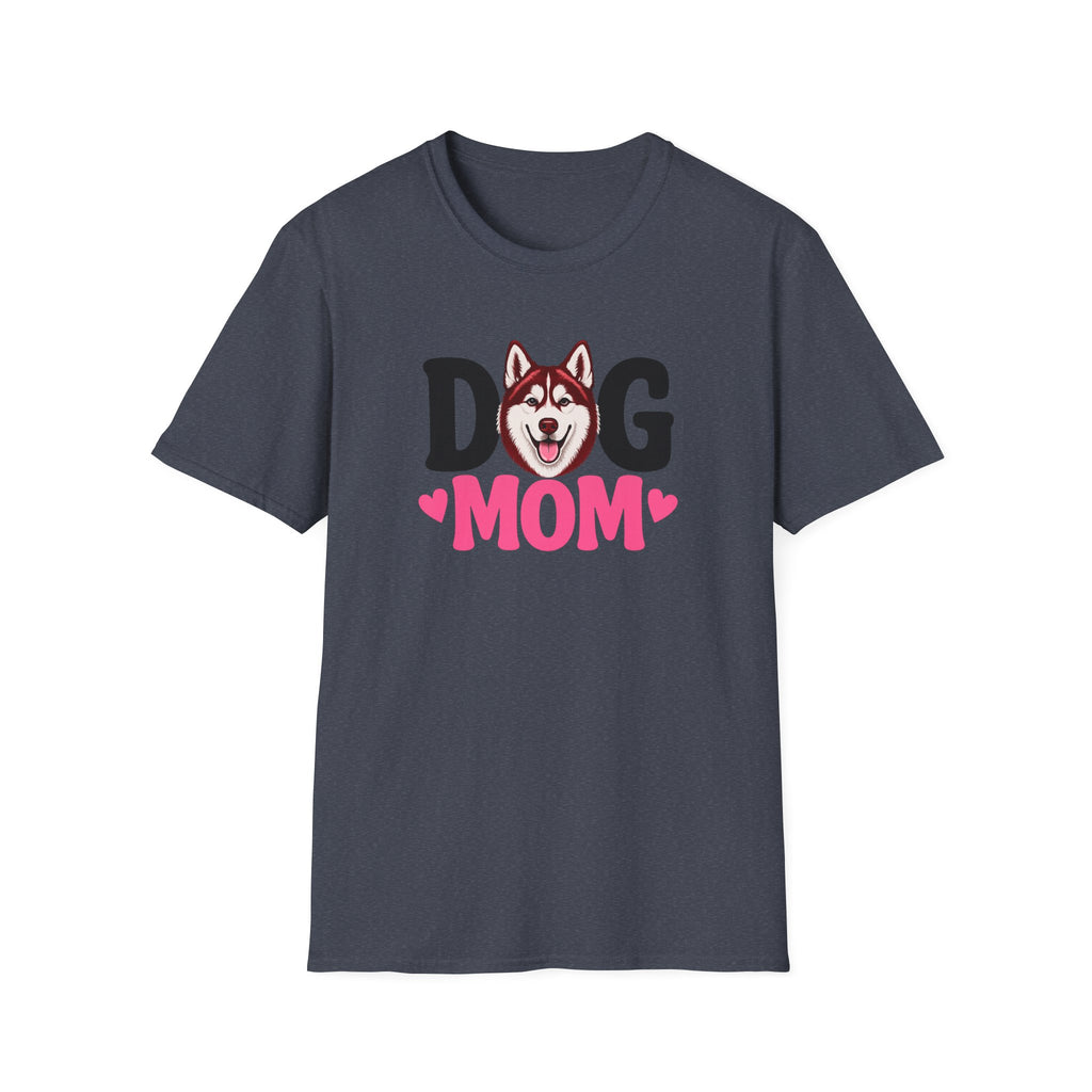 Dog Mom Red Siberian Husky T-shirt