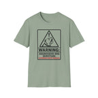Warning Aggressive Dog Servitude T-shirt
