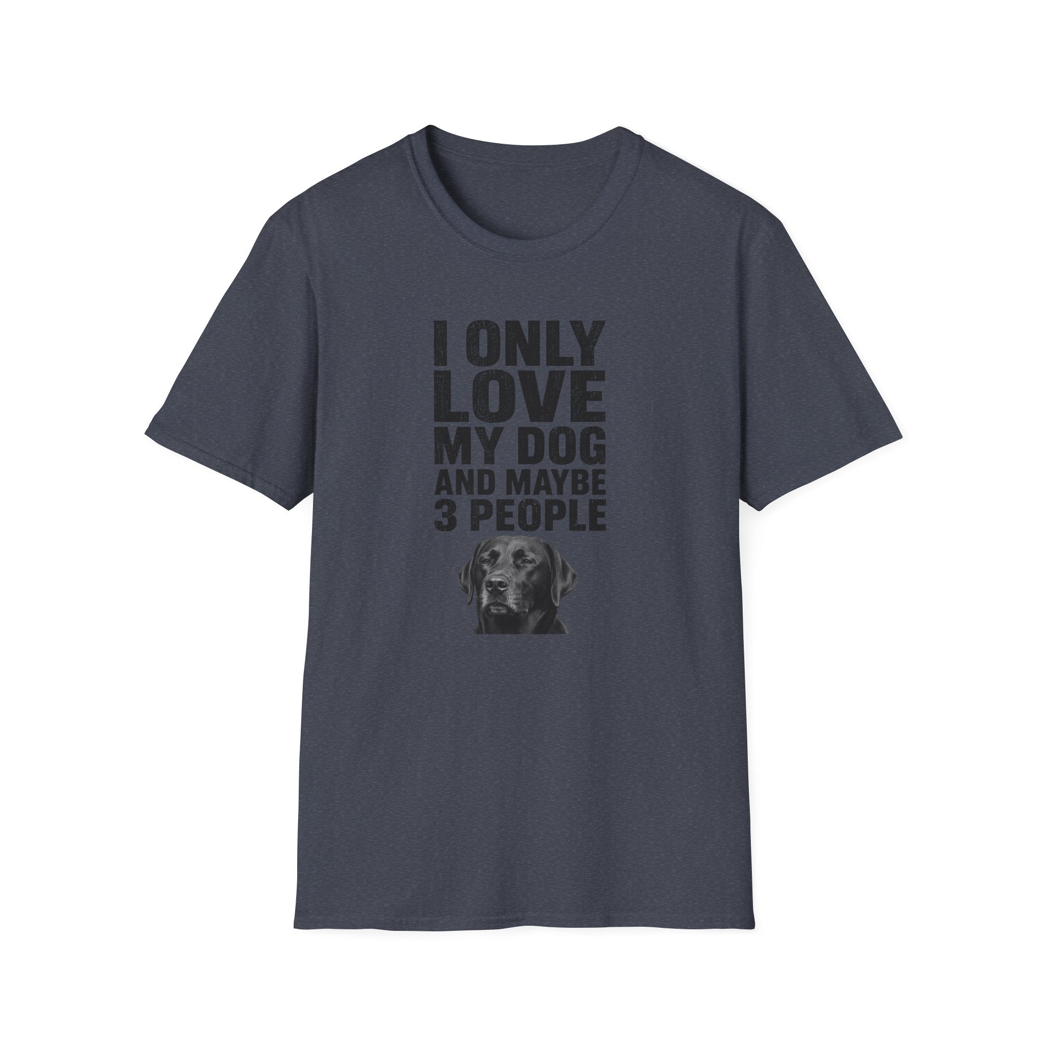 "I Only Love My Dog And Maybe 3 People" T-shirt