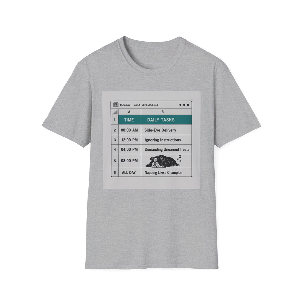 Time & Daily Tasks Stamp T-shirt