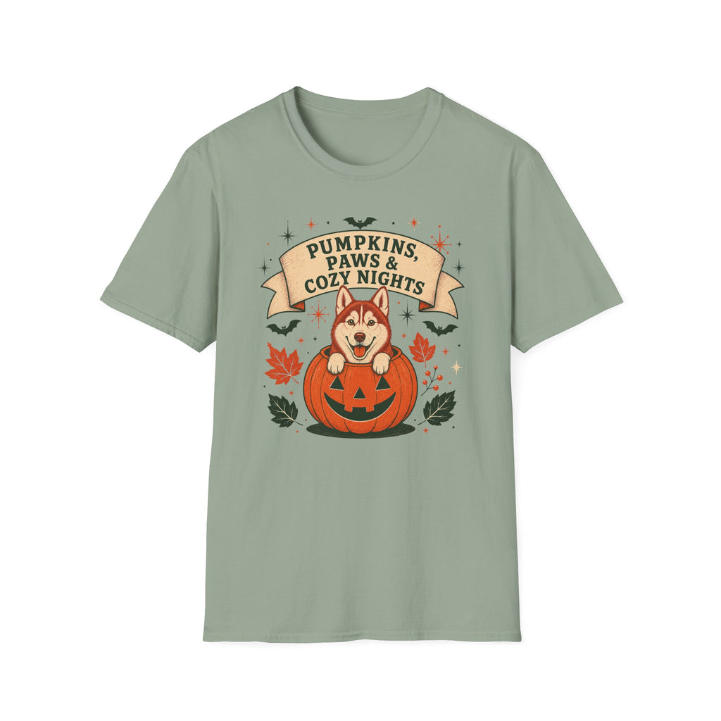 Pumpkins, Paws & Cozy Nights T-shirt