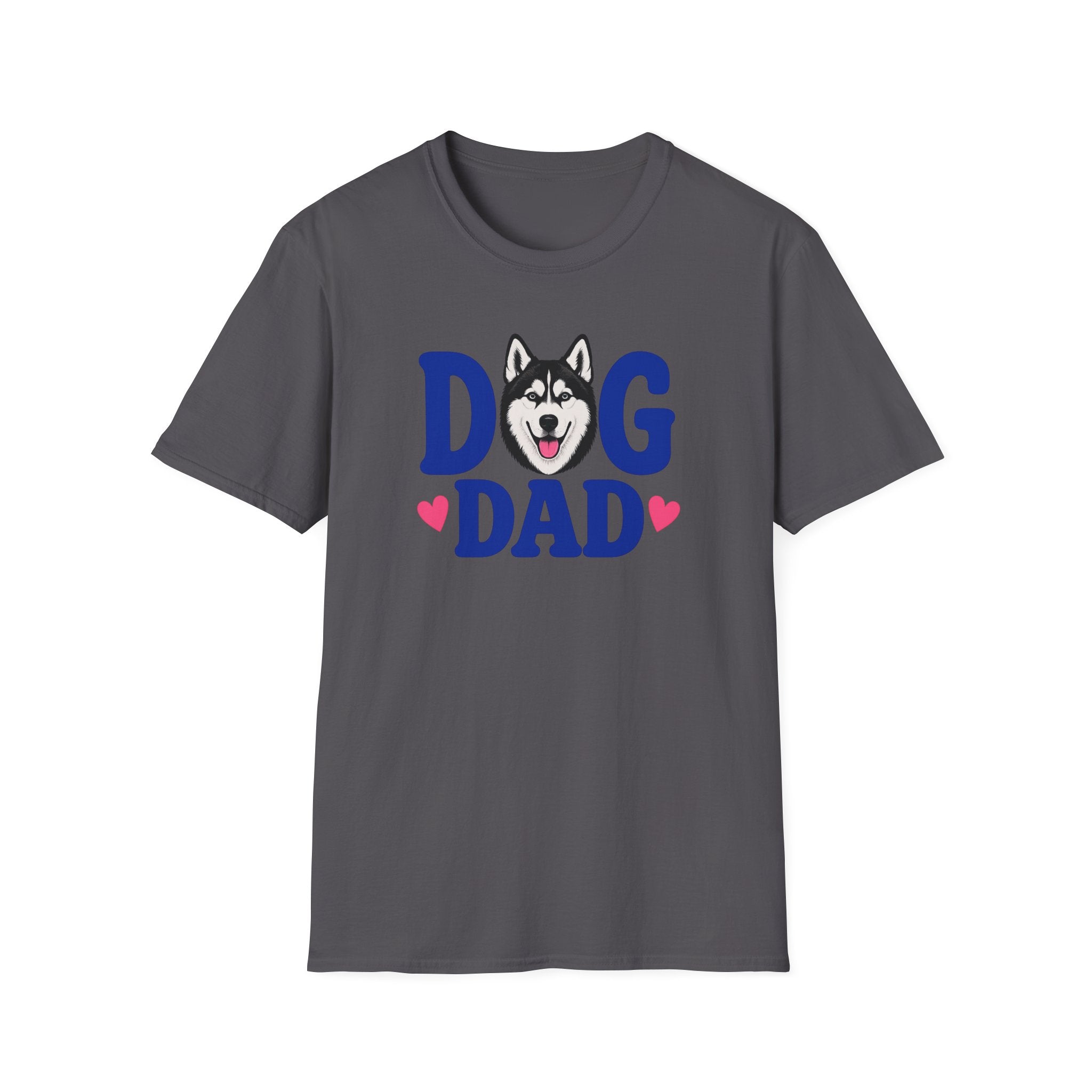 Dog Dad Black Siberian Husky T-shirt