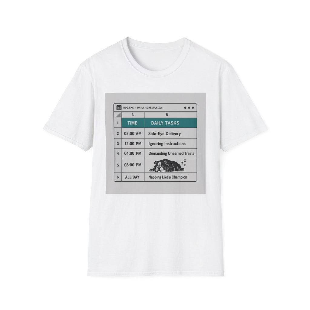 Time & Daily Tasks Stamp T-shirt