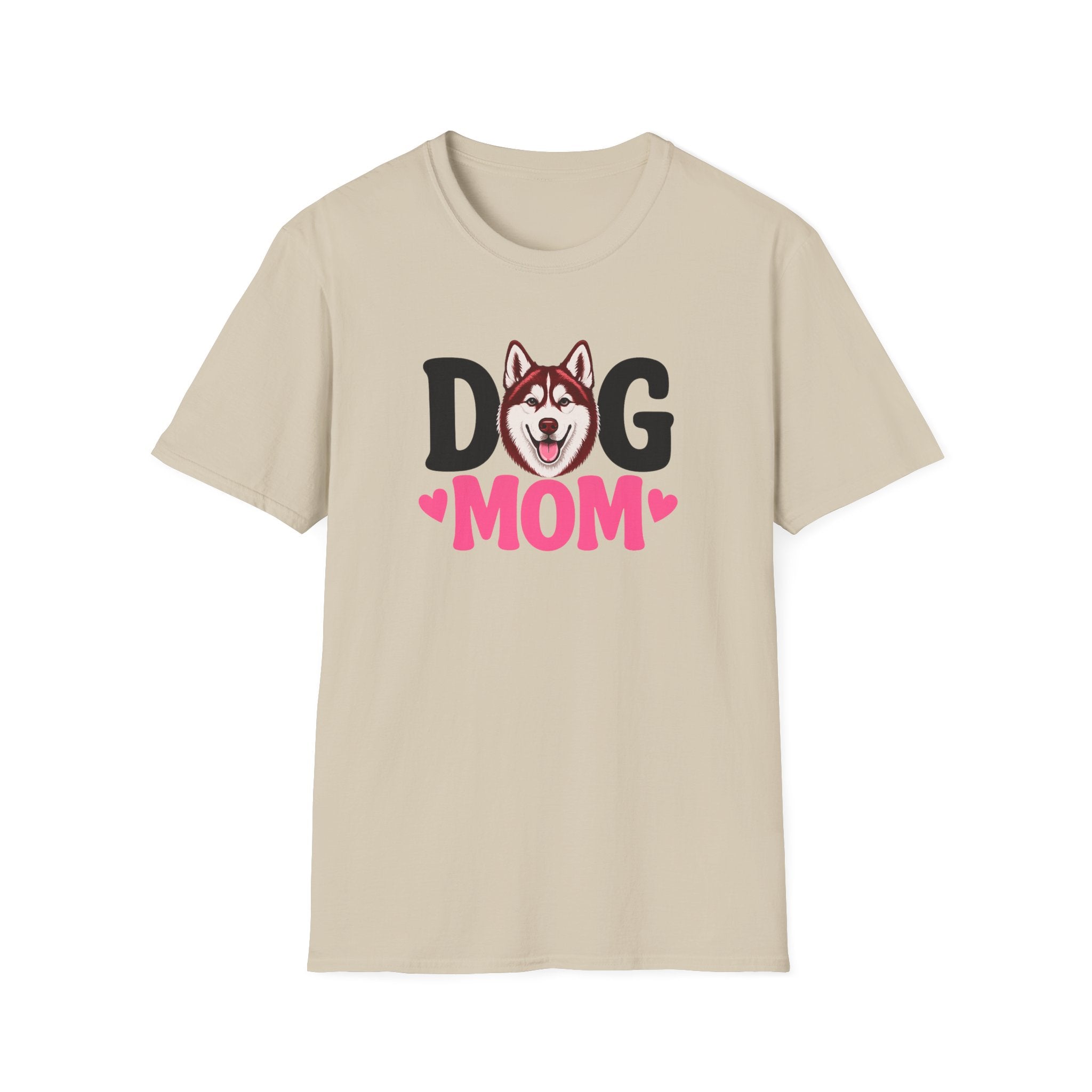 Dog Mom Red Siberian Husky T-shirt