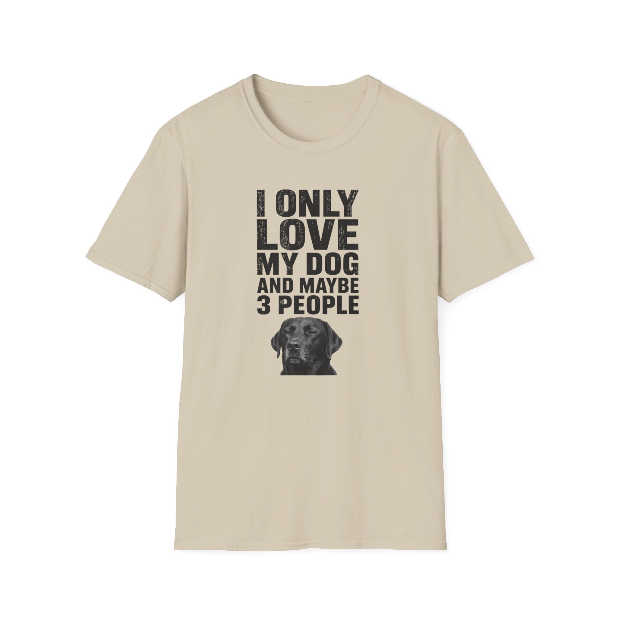 "I Only Love My Dog And Maybe 3 People" T-shirt