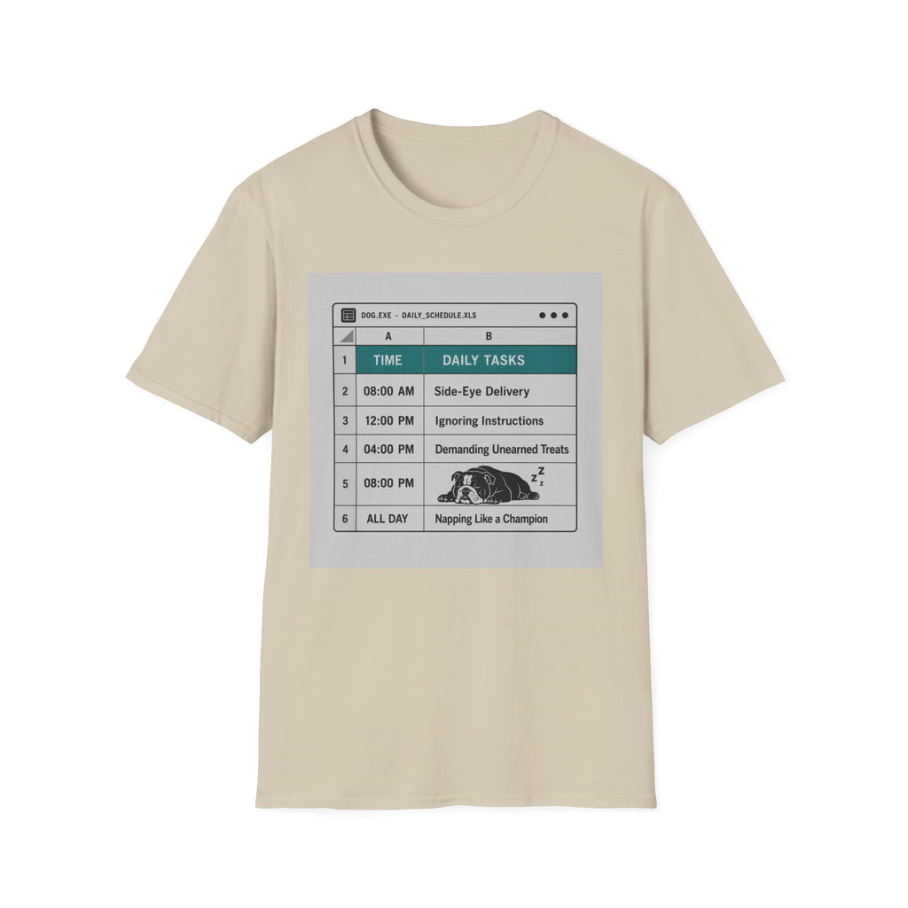 Time & Daily Tasks Stamp T-shirt
