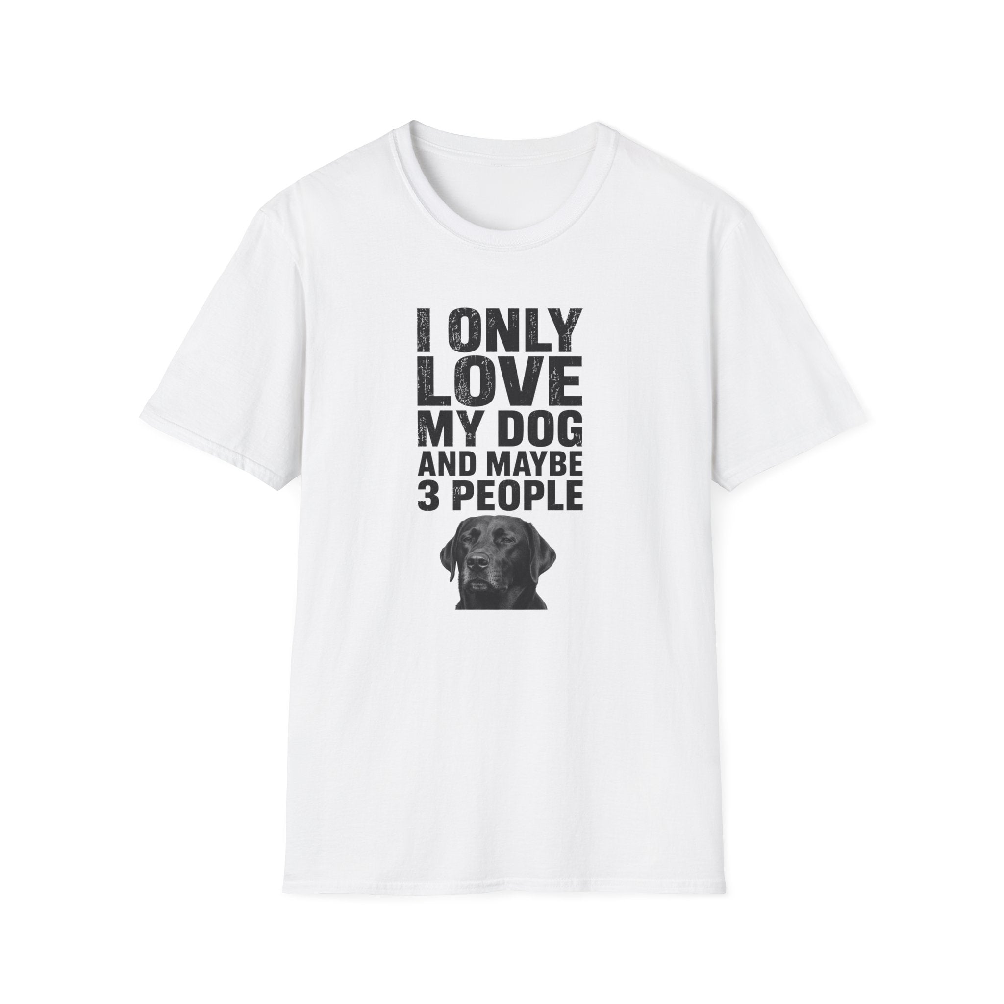 "I Only Love My Dog And Maybe 3 People" T-shirt